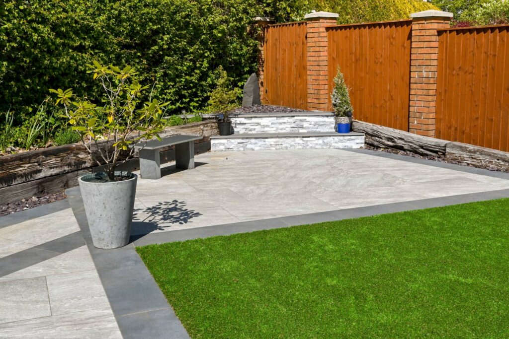 Porcelain Patio Paving Experts Landscaping Company Gloucestershire